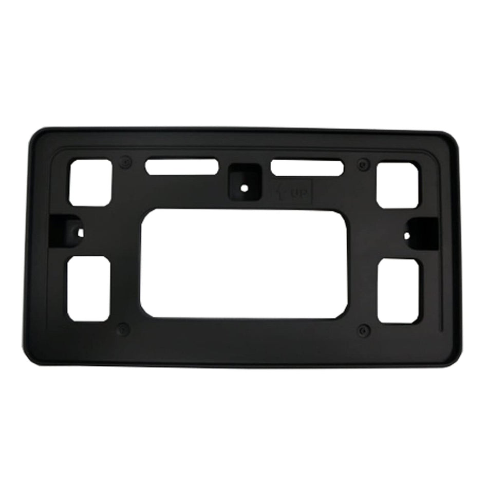 DAT AUTO PARTS Front Bumper License Plate Bracket Frame Cover Tag Holder Replacement for 2019 - 2022 Honda Pilot Black Textured Plastic HO1068137 7...