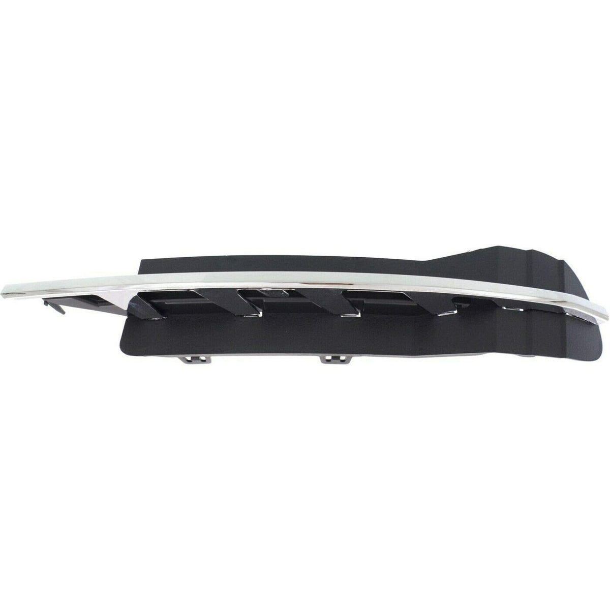 DAT AUTO PARTS Front Left Driver Side Fog Light Cover Lamp Hole Grille Molding Bumper Insert Replacement For 2008-2012 Chevrolet Malibu Black Textu...