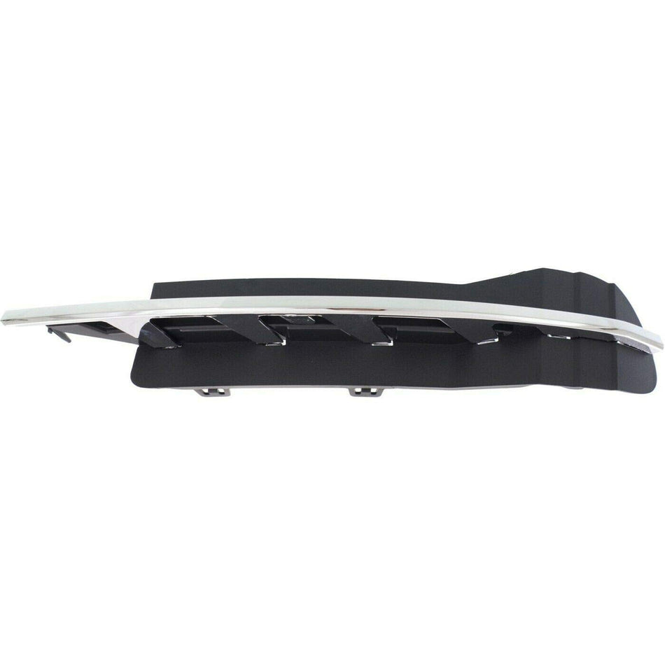 DAT AUTO PARTS Front Left Driver Side Fog Light Cover Lamp Hole Grille Molding Bumper Insert Replacement For 2008-2012 Chevrolet Malibu Black Textu...