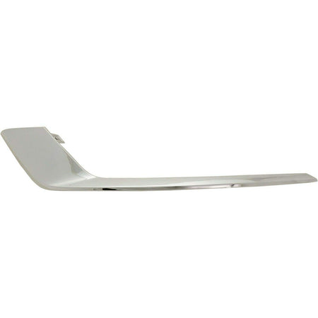 DAT AUTO PARTS Front Left Driver Side Fog Light Trim Molding Bumper Cover Insert Replacement For 2017 2018 Ford Fusion Except Sport Silver Chrome S...