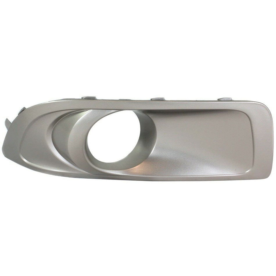 DAT AUTO PARTS Right Front Passenger Side Fog Light Cover Insert Bezel Replacement For 2010 2011 2012 Subaru Outback Silver Chrome Textured Plastic...