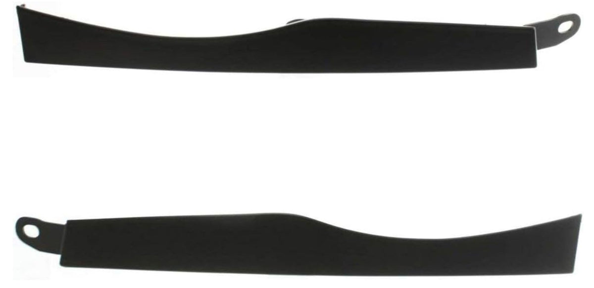Front Left Driver And Right Passenger Side Bumper to Body Filler Panel Below Headlight Cover Insert Replacement For 2005-2011 Toyota Tacoma Black P...