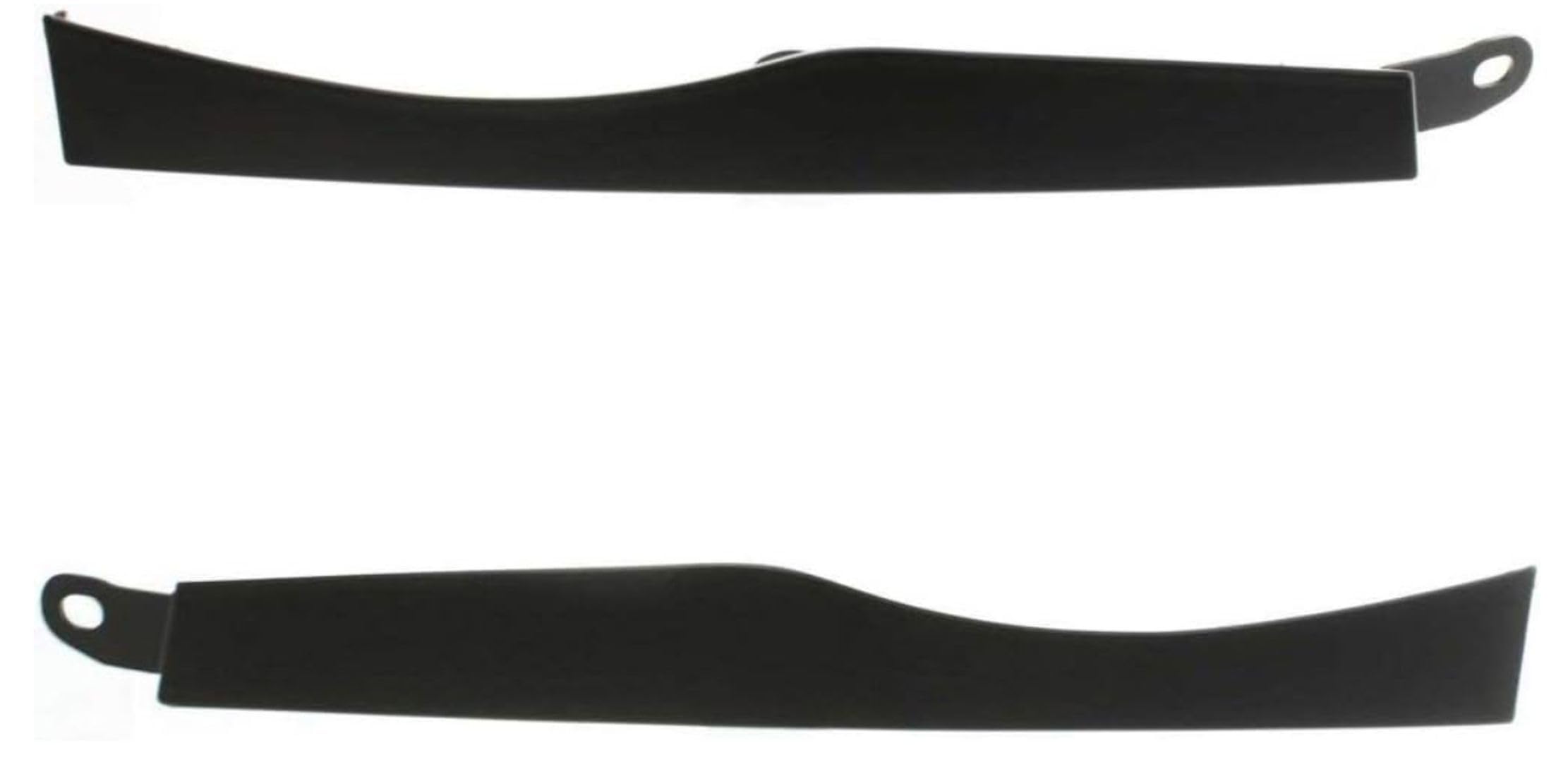 Front Left Driver And Right Passenger Side Bumper to Body Filler Panel Below Headlight Cover Insert Replacement For 2005-2011 Toyota Tacoma Black P...