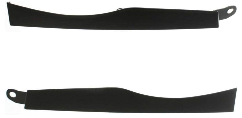 Front Left Driver And Right Passenger Side Bumper to Body Filler Panel Below Headlight Cover Insert Replacement For 2005-2011 Toyota Tacoma Black P...