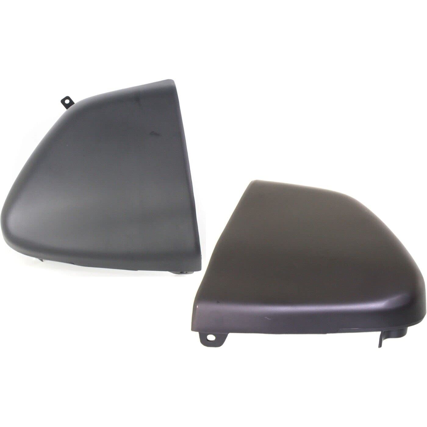 DAT AUTO PARTS Rear Right Passenger & Left Driver Side Bumper End Cap Extension Set Of 2 Replacement For 1994 - 1997 Chevrolet S10 Pickup Black Tex...