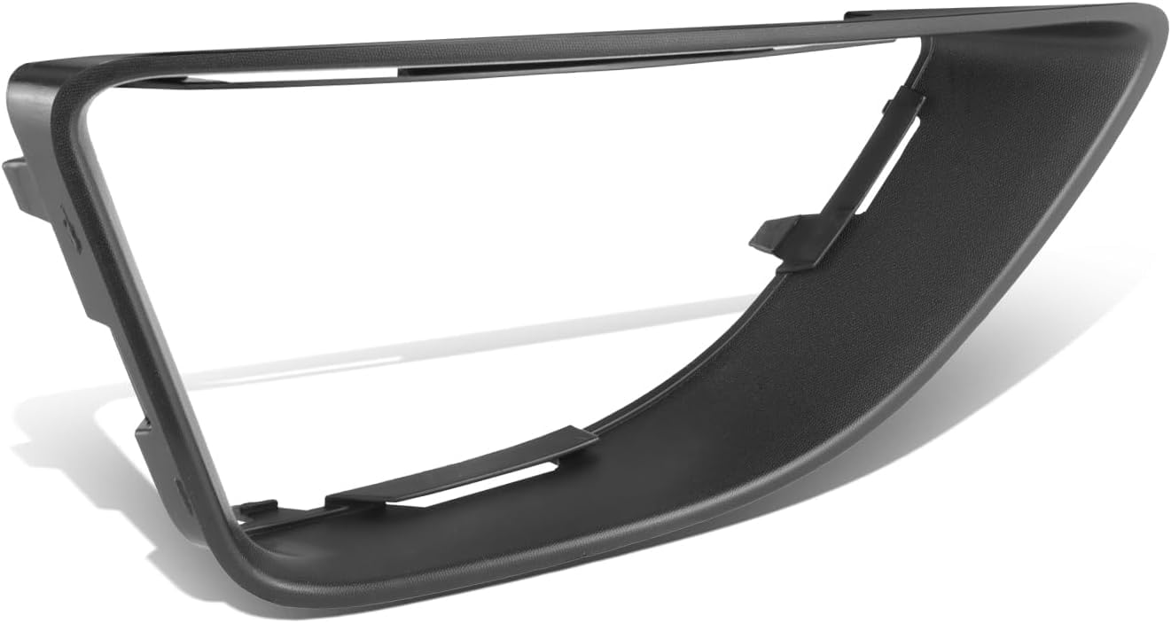 DAT AUTO PARTS Front Right Passenger Side Bumper Insert Fog Light Cover Bezel Trim Ring Replacement for 2010-2012 Ford Fusion S SE Black Textured P...