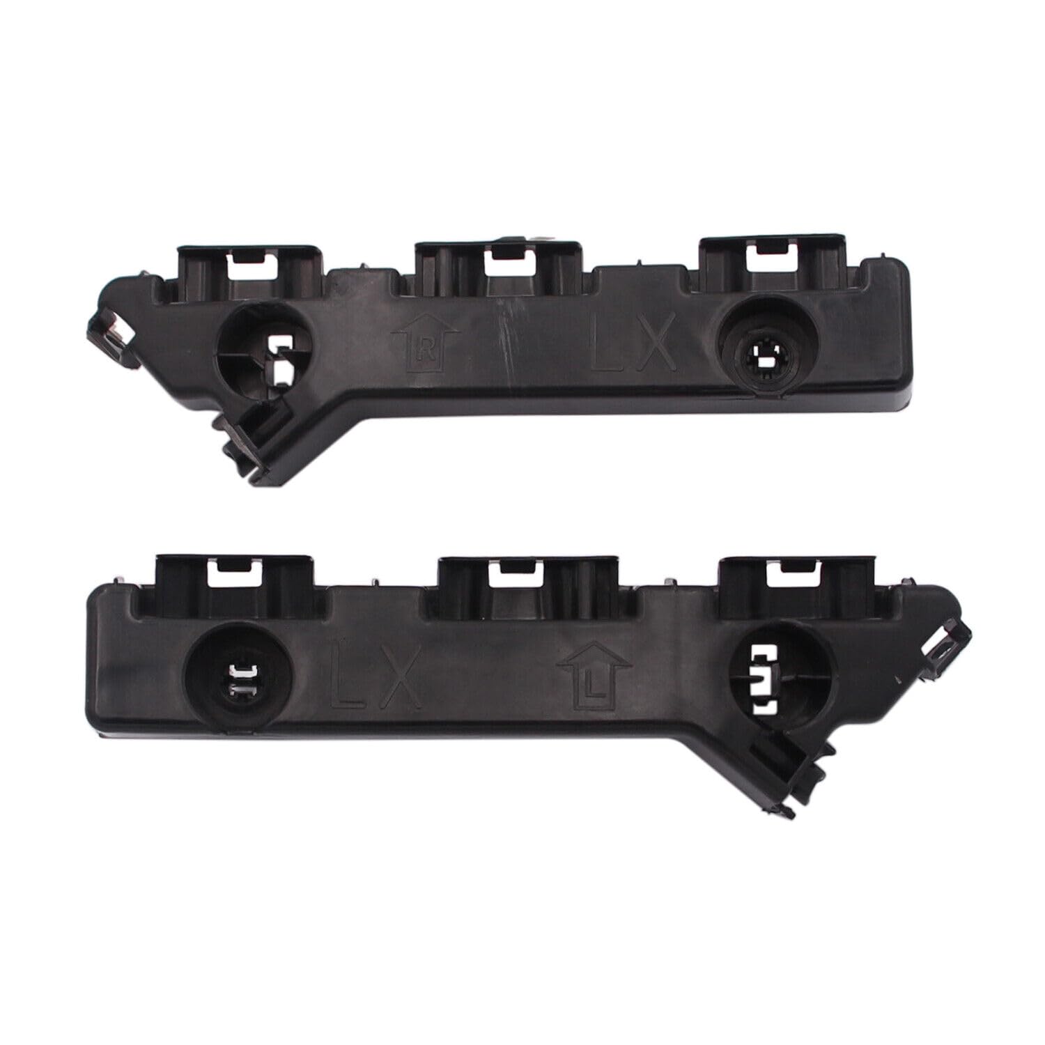 Front Left Driver & Right Passenger Side Lower Bumper Cover Mounting Bracket Set of 2 Replacement For 2011-2023 Chrysler 300 Black Textured Plastic...