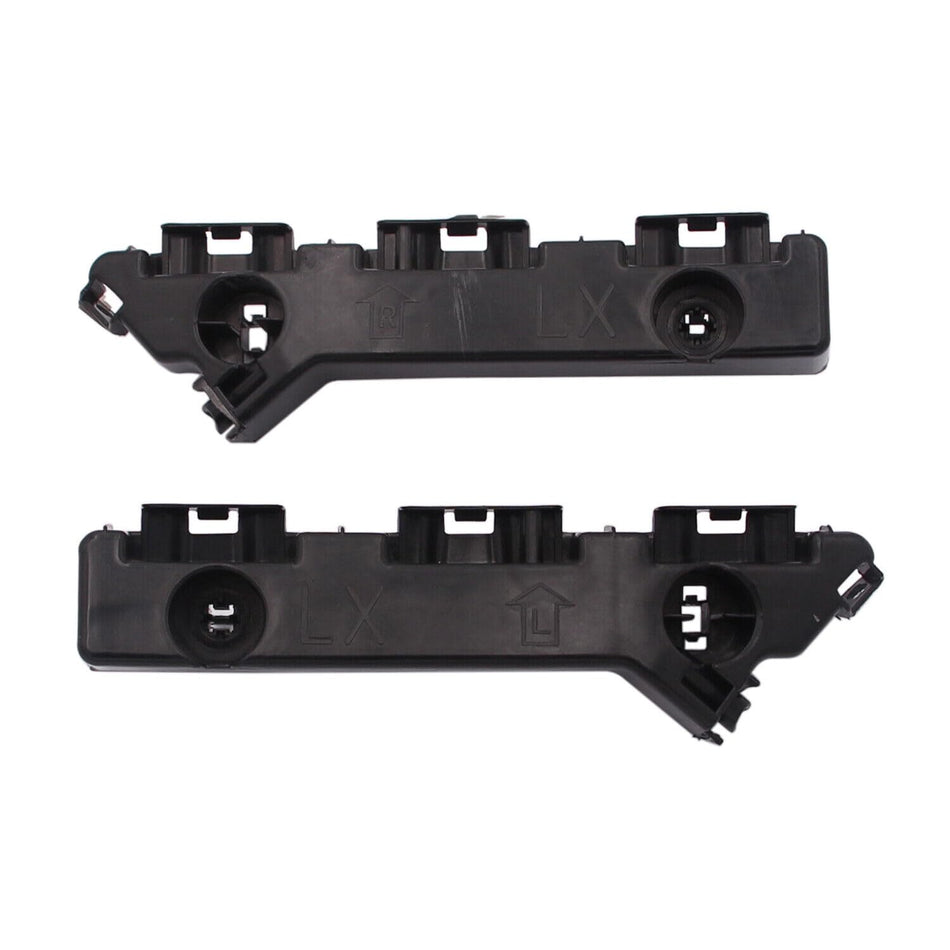 Front Left Driver & Right Passenger Side Lower Bumper Cover Mounting Bracket Set of 2 Replacement For 2011-2023 Chrysler 300 Black Textured Plastic...
