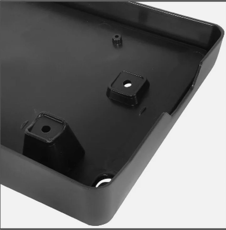 DAT AUTO PARTS Front Bumper License Plate Frame Tag Mounting Bracket Holder Replacement For 2022-2024 Jeep Wagoneer and Grand Wagoneer Black Textur...