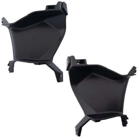 DAT AUTO PARTS Front Driver & Passenger Side, SET OF 2, Bumper Cover Air Duct, Fits 2021-2024 Kia K5, For EX/LX and LXS Models, Black Plastic Textu...