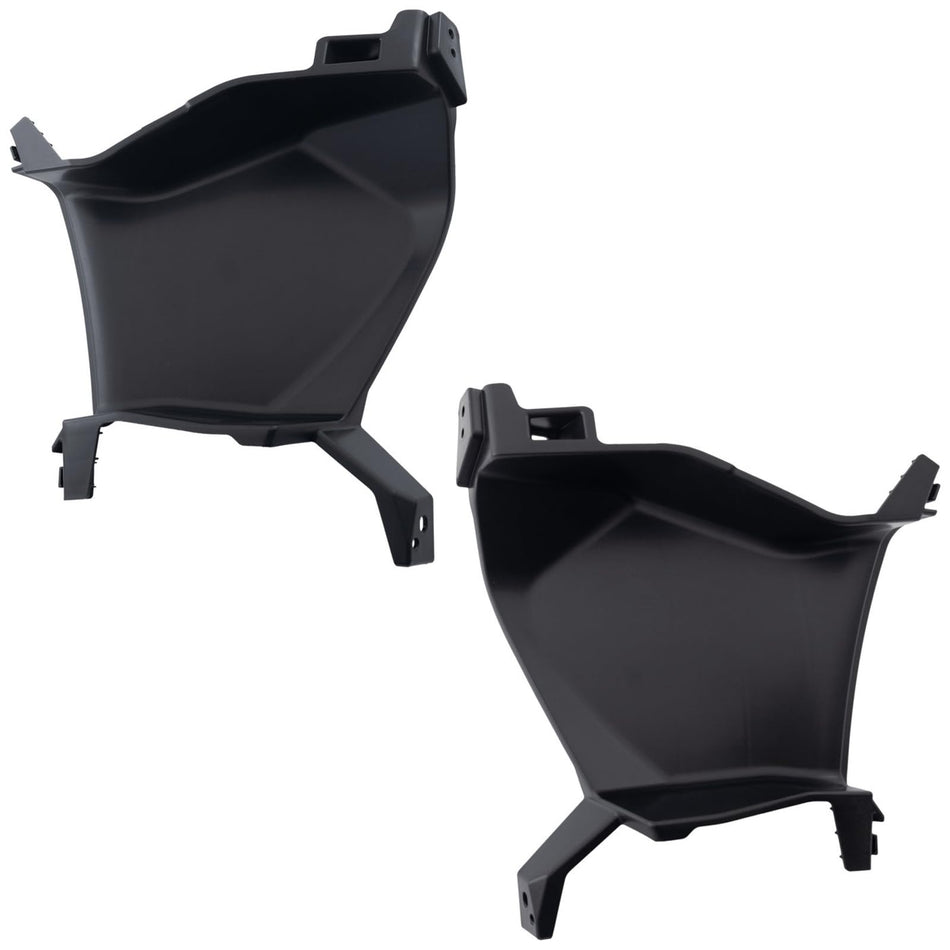 DAT AUTO PARTS Front Driver & Passenger Side, SET OF 2, Bumper Cover Air Duct, Fits 2021-2024 Kia K5, For EX/LX and LXS Models, Black Plastic Textu...