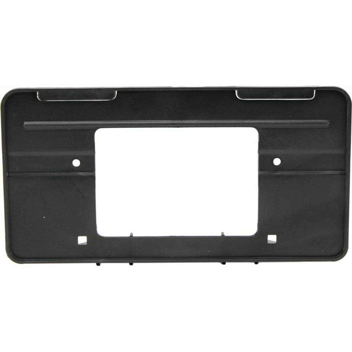 DAT AUTO PARTS Front Bumper License Plate Frame Tag Mounting Bracket Holder Replacement for 1984-2001 Jeep Cherokee Grand Wagoneer And Comanche Bla...