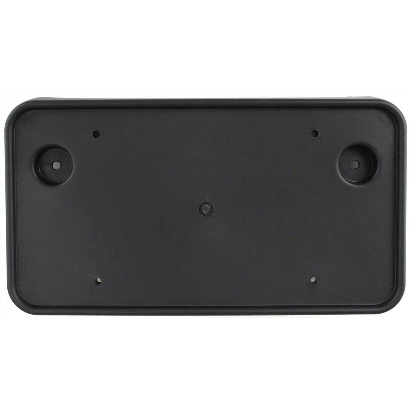 DAT AUTO PARTS Front Bumper License Plate Frame Tag Mounting Bracket Holder Replacement for 2003-2011 Lincoln Town Car Black Textured Plastic FO106...
