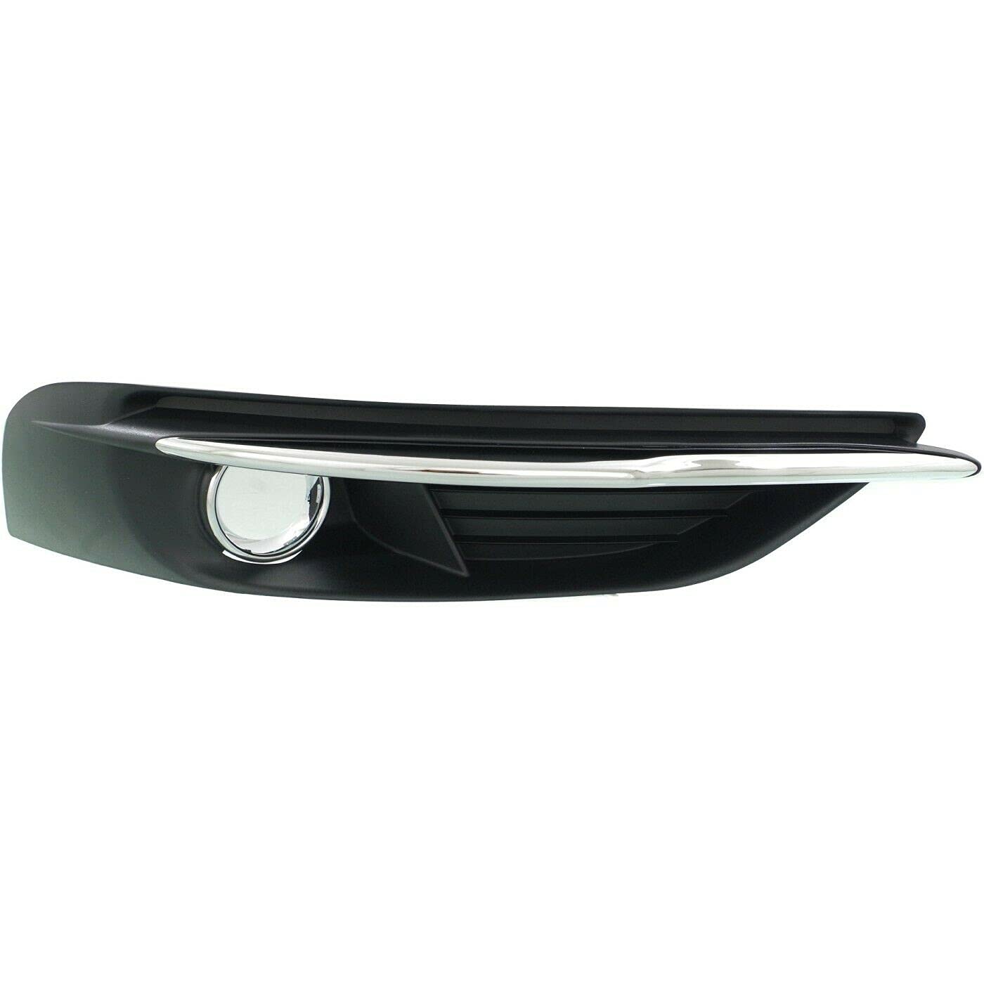 DAT AUTO PARTS Front Right Passenger Side Bumper Fog Light Cover Bezel Insert Replacement for 2011-2014 Chrysler 200 Sedan & Convertible Black Text...