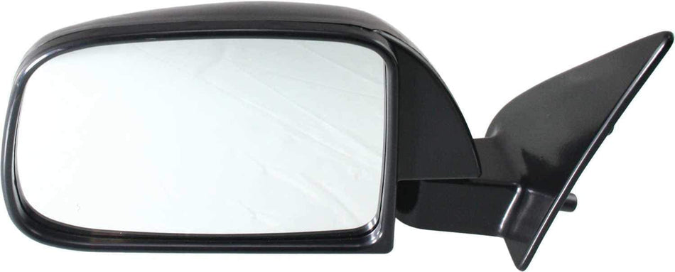 Driver and Passenger Side Manual Door Mirror Set of 2 Fits 1989-1995 Toyota Pickup 2WD 4WD Black Foldaway TO1320112 TO1321112