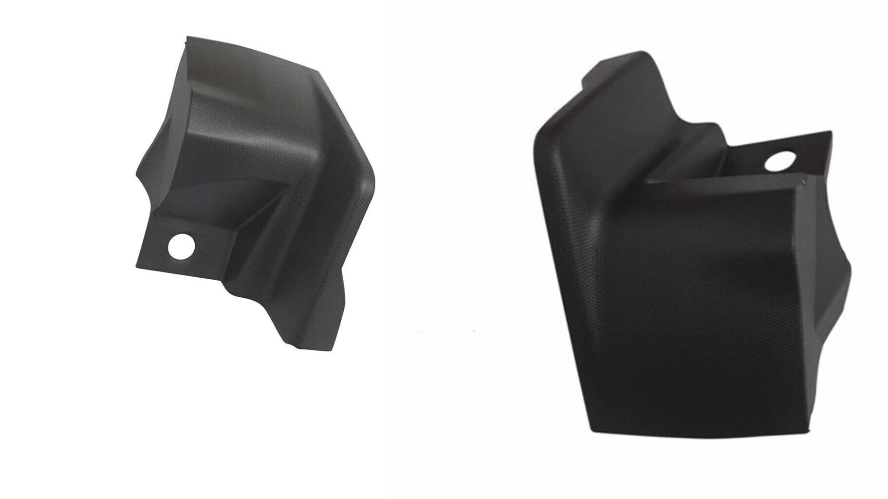 DAT AUTO PARTS Front Left Driver & Right Passenger Side Bumper Cover Wheel Arch Molding Pair Replacement For 2010 - 2017 Chevrolet Equinox Black Te...