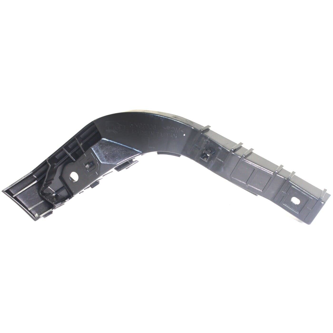 DAT AUTO PARTS Front Left Driver Side Outer Bumper Cover Brace Bracket Support Retainer Replacement For 2007 - 2010 Hyundai Elantra Black Textured ...