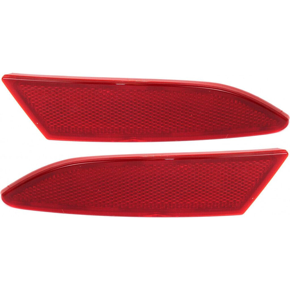 DAT AUTO PARTS Rear Left Driver and Right Passenger Side Pair Bumper Cover Marker Light Reflector Lamp Insert Set Of 2 Replacement For 2012-2018 Fo...
