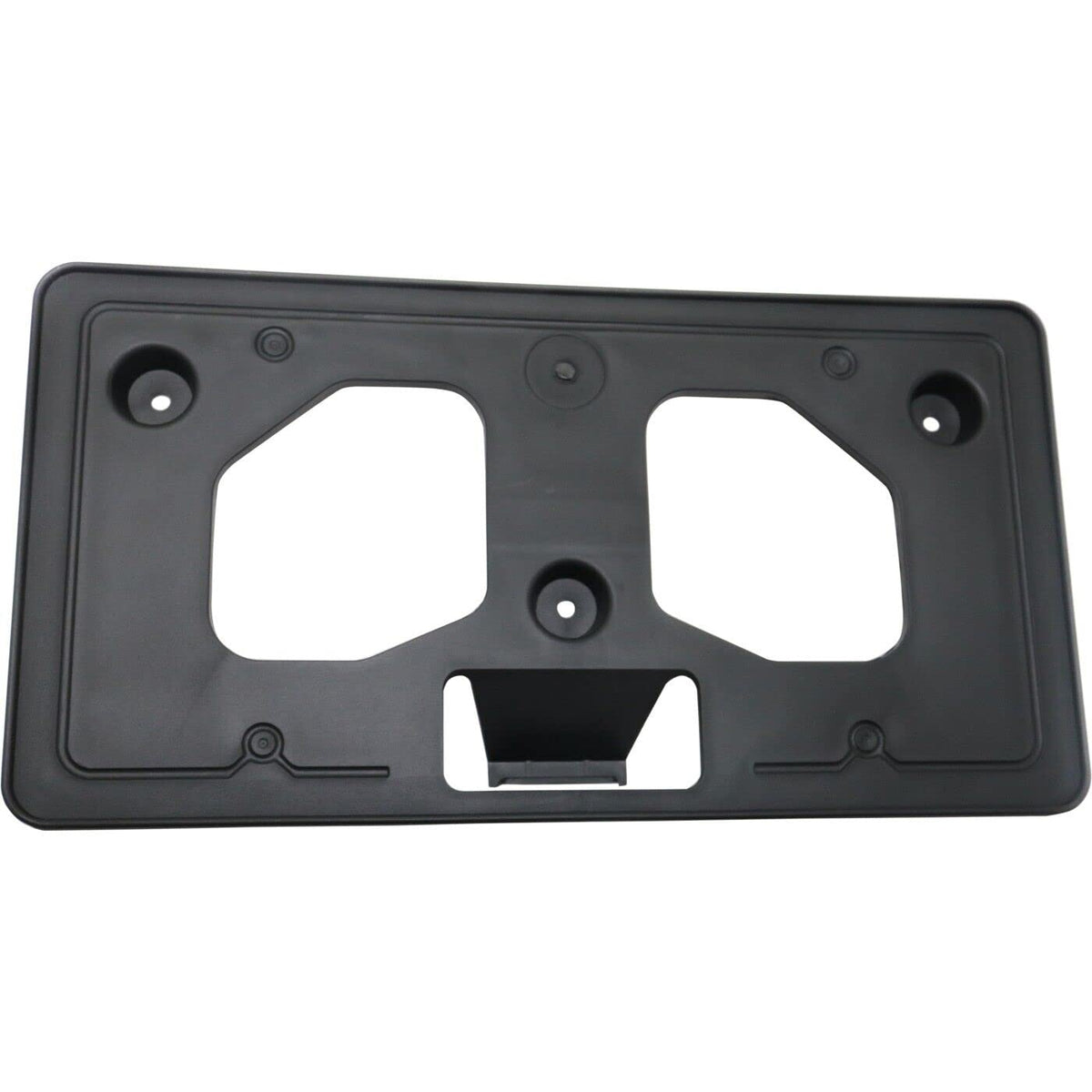DAT AUTO PARTS Front License Plate Bracket Frame Cover Tag Holder Replacement for 2017 - 2019 Honda CR-V Plastic Black Textured HO1068124 71145TLAA00