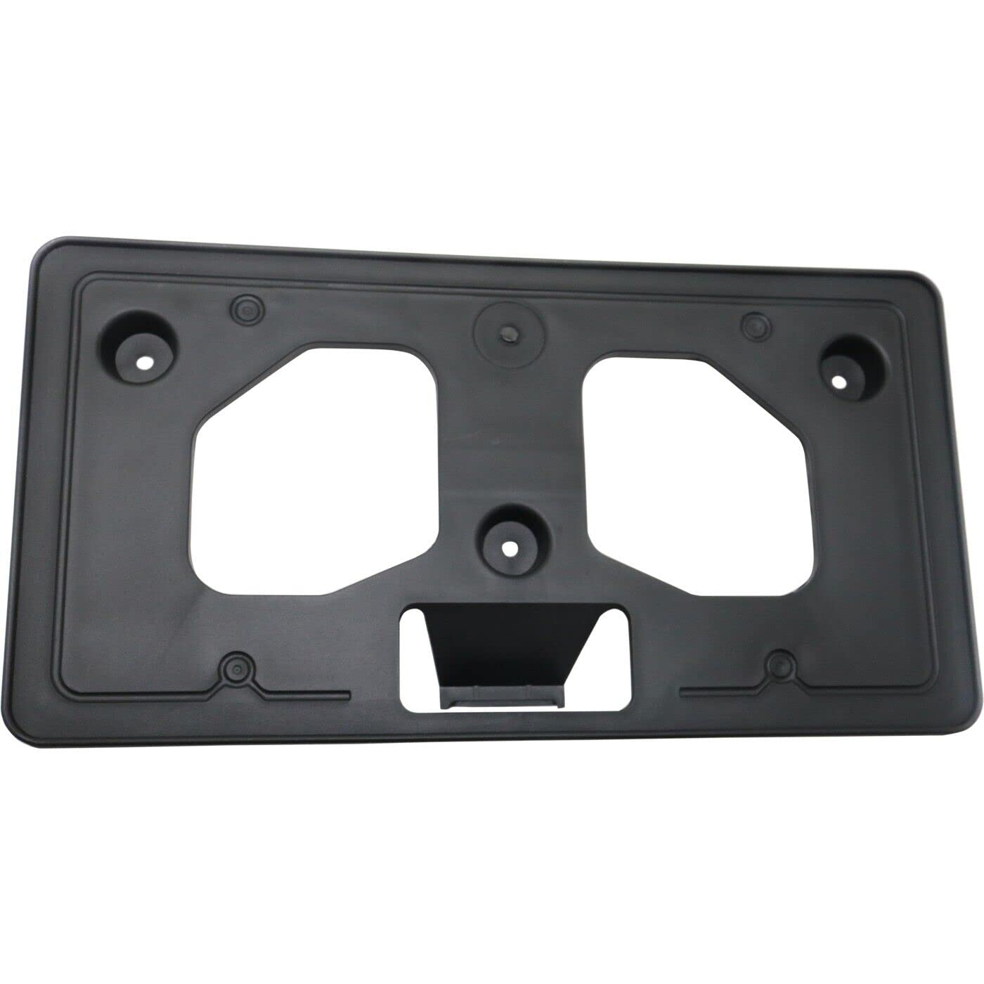 DAT AUTO PARTS Front License Plate Bracket Frame Cover Tag Holder Replacement for 2017 - 2019 Honda CR-V Plastic Black Textured HO1068124 71145TLAA00