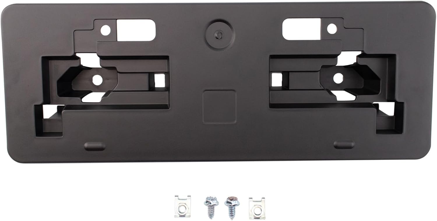 DAT AUTO PARTS Front License Plate Bracket Replacement for 2020-2022 Lexus RX350, RX350L RX450H and RX450HL SUV Without F Sport Black Textured Plas...