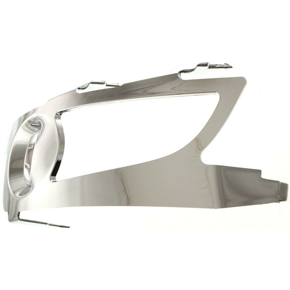 DAT AUTO PARTS Front Left Driver Side Fog Light Bezel Cover Trim Molding Bumper Insert Replacement for 2008-2012 Buick Enclave Silver Chrome Smooth...