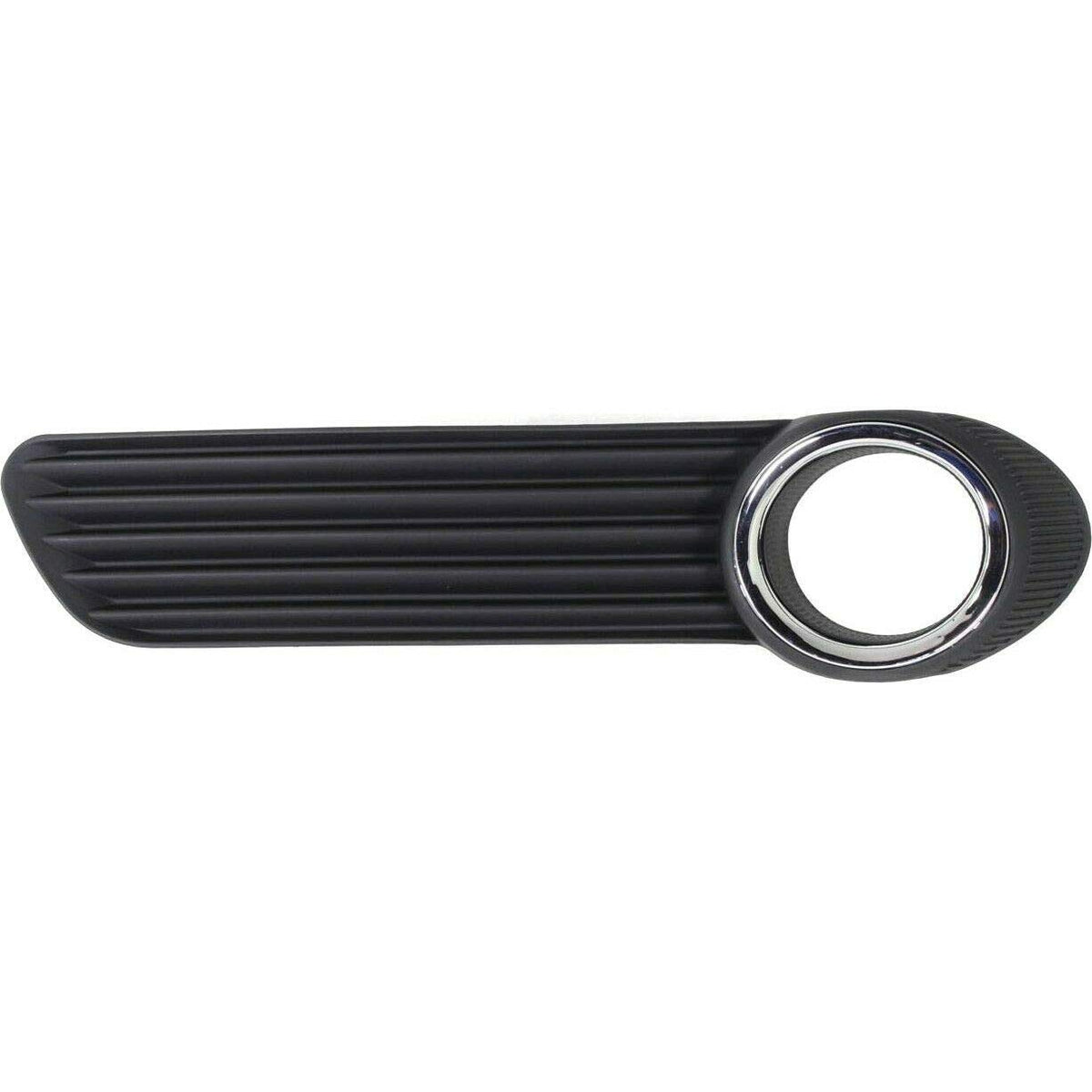 DAT AUTO PARTS Front Right Passenger Side Bumper Insert Fog Light Cover Trim Replacement for 2008-2010 Toyota Avalon Black Smooth W/Silver Ring TO1...