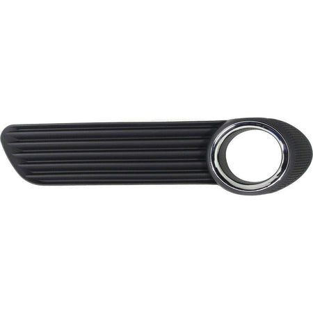 DAT AUTO PARTS Front Right Passenger Side Bumper Insert Fog Light Cover Trim Replacement for 2008-2010 Toyota Avalon Black Smooth W/Silver Ring TO1...