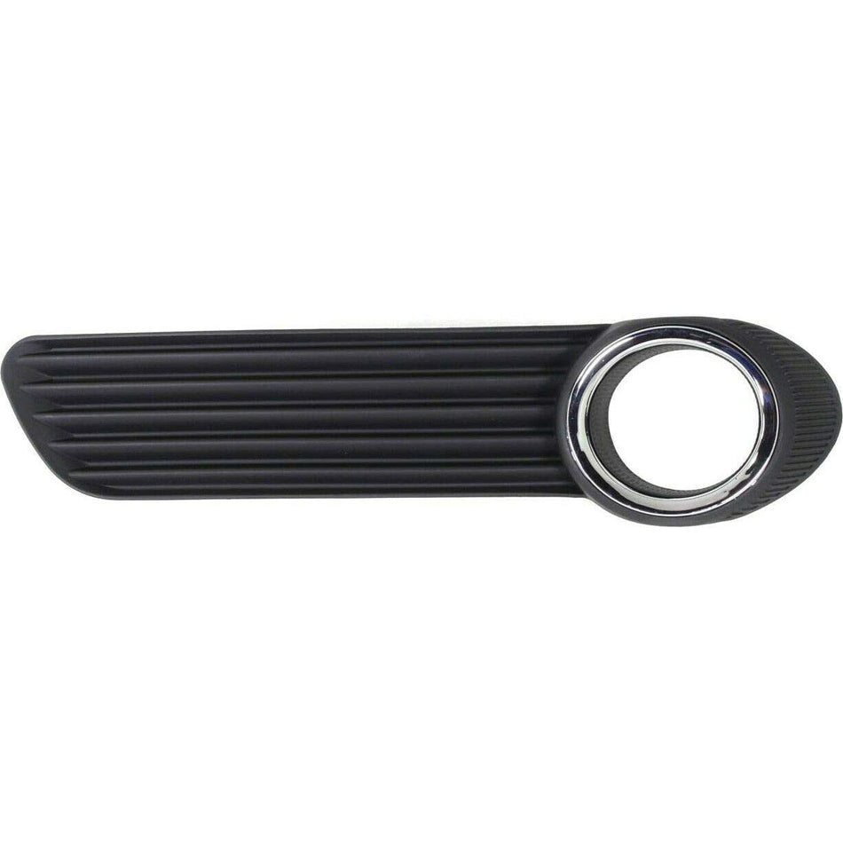 DAT AUTO PARTS Front Right Passenger Side Bumper Insert Fog Light Cover Trim Replacement for 2008-2010 Toyota Avalon Black Smooth W/Silver Ring TO1...