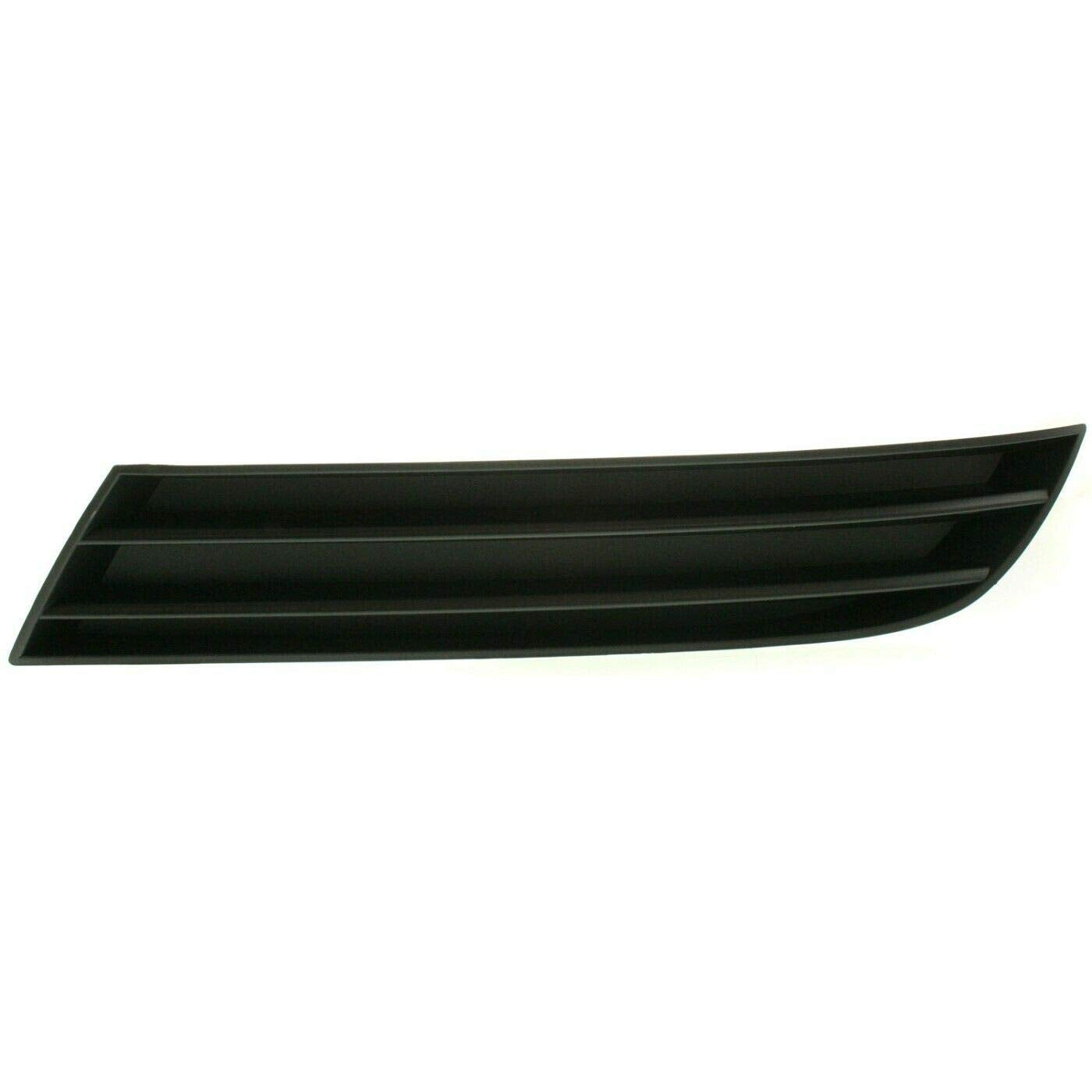 DAT AUTO PARTS Front Left Driver Side Fog Light Cover Lamp Hole Grille Trim Molding Bumper Insert Replacement For 2007 2008 2009 Saturn Aura XE Bla...