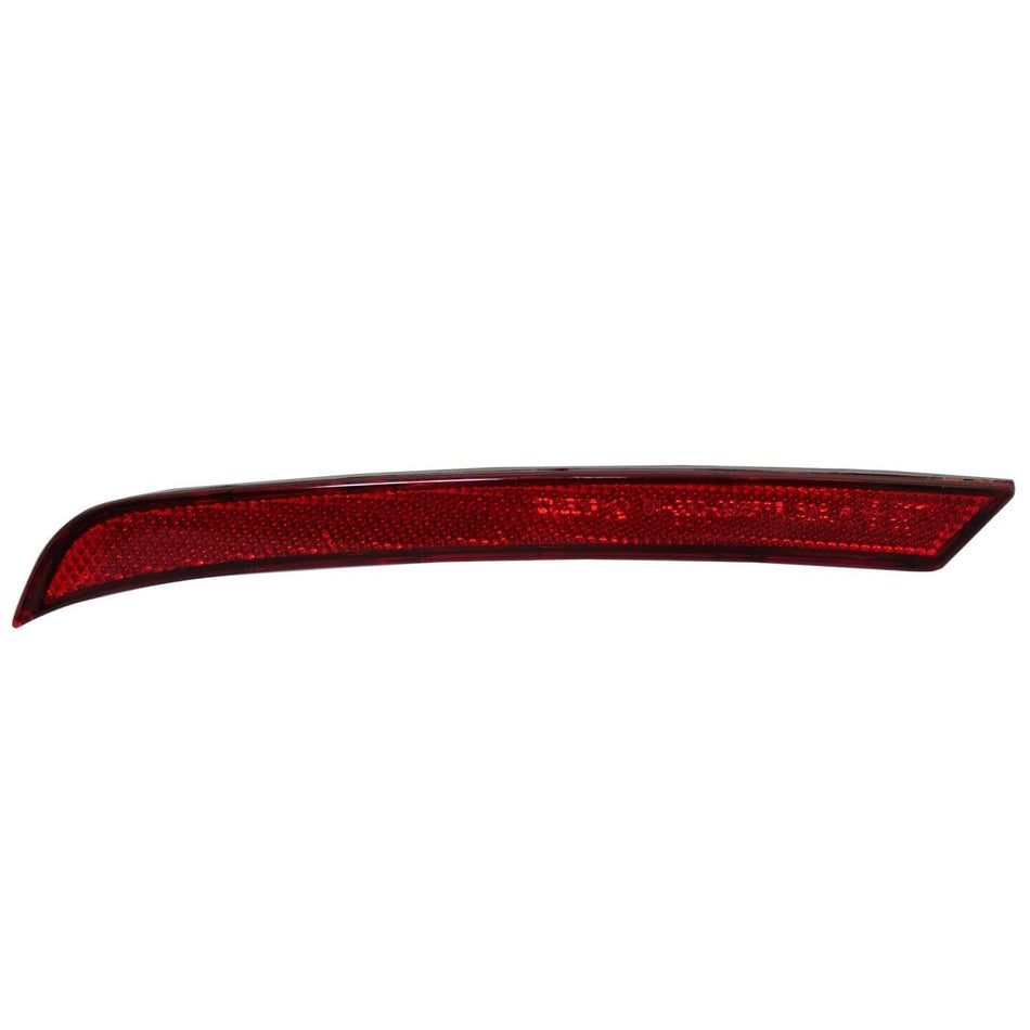 DAT AUTO PARTS Rear Right Passenger Side Bumper Cover Marker Light Reflector Lamp Insert Replacement For 2019-2024 Ford Edge/ST Red Plastic Lens FO...
