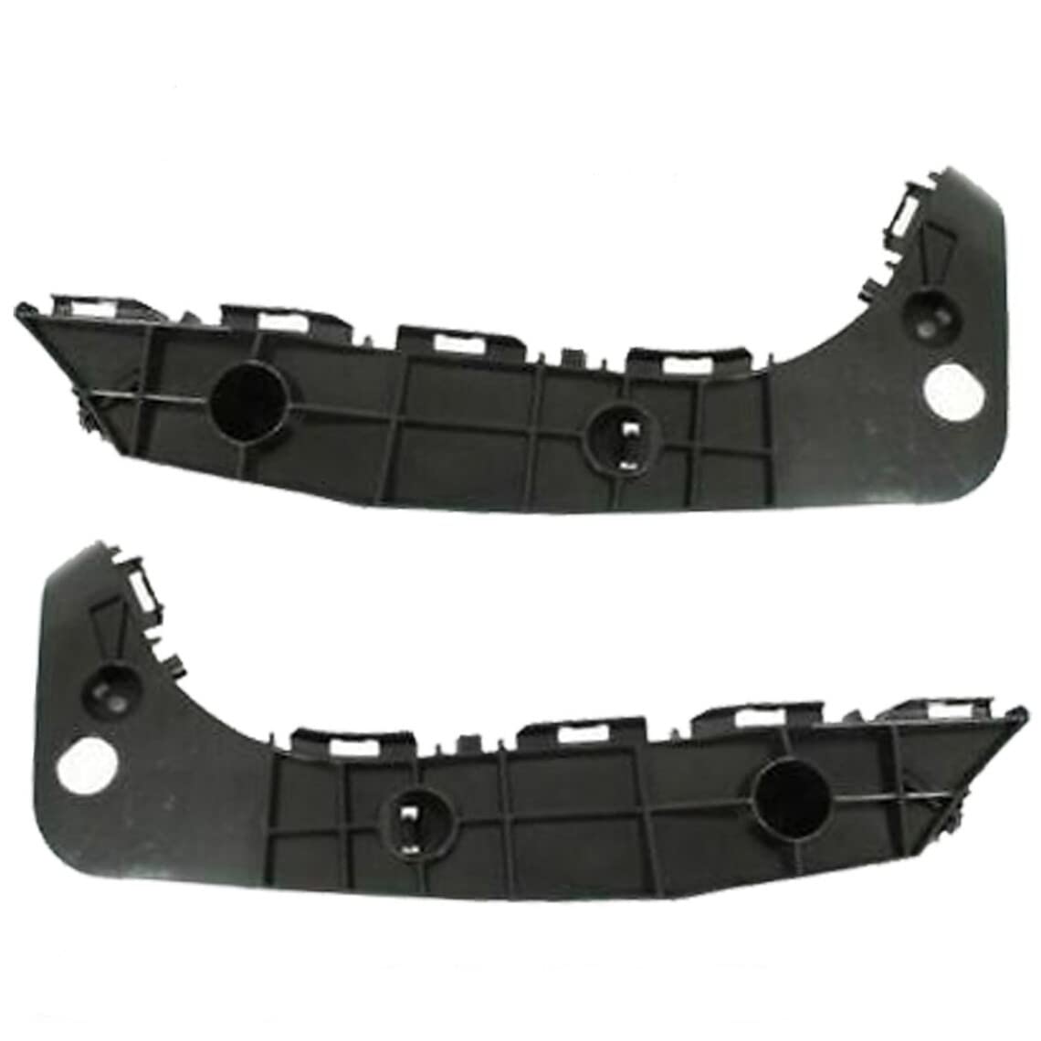 Front Driver & Passenger Side Set Of 2 Bumper Support Bracket Mount Retainer Brace Replacement For 2010-2013 Toyota 4Runner For Bumpers Without Chr...