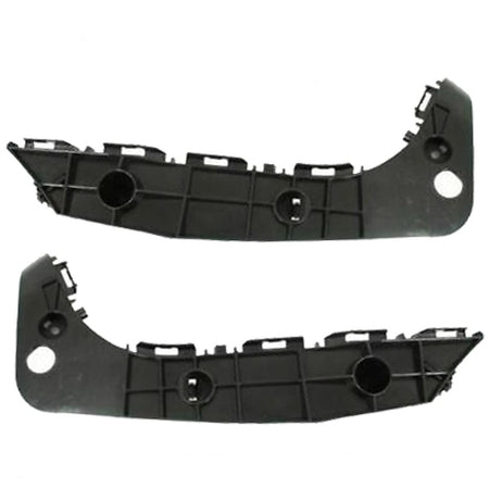Front Driver & Passenger Side Set Of 2 Bumper Support Bracket Mount Retainer Brace Replacement For 2010-2013 Toyota 4Runner For Bumpers Without Chr...