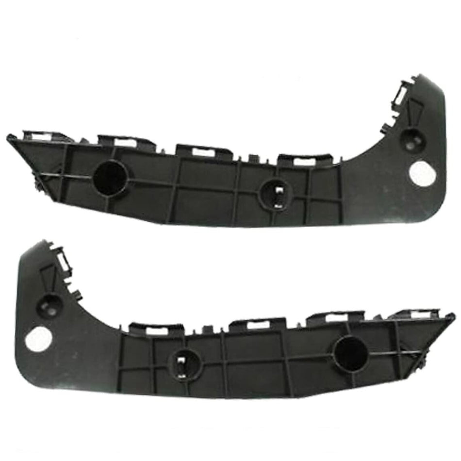 Front Driver & Passenger Side Set Of 2 Bumper Support Bracket Mount Retainer Brace Replacement For 2010-2013 Toyota 4Runner For Bumpers Without Chr...