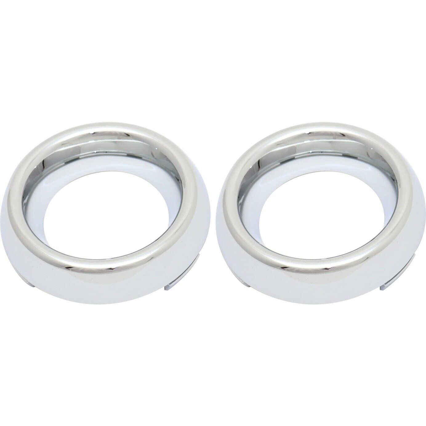 DAT AUTO PARTS Front Left Driver & Right Passenger Set Fog Light Trim Ring Round Bezel Pair Replacement For 2014-2020 Dodge Durango Except 2018-202...