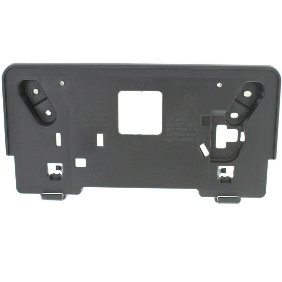 DAT AUTO PARTS Front License Plate Bracket Tag Frame Holder Replacement for 2012 2013 Mazda 3 Black Textured PP Plastic MA1068109 BGV450170A