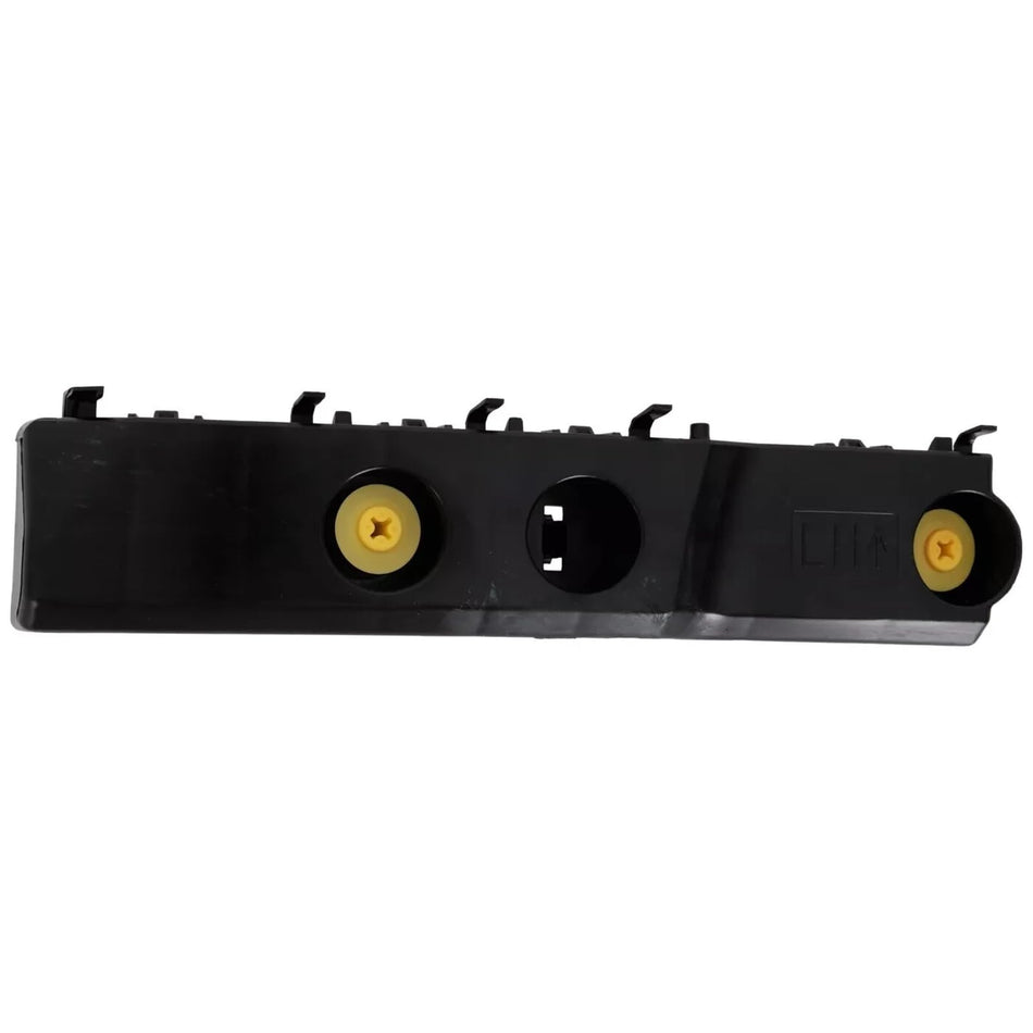 Front Driver & Passenger Side PAIR Outer Bumper Side Cover Support Bracket Retainer, Fits 2022-2024 Nissan Frontier Pickup, Black Textured Plastic,...