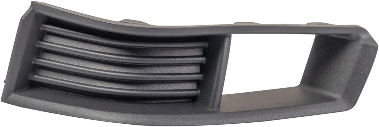 DAT AUTO PARTS Front Left Driver Side Bumper Insert Fog Light Bezel Cover Grille Trim Molding Replacement For 2008-2014 Cadillac CTS Black Textured...