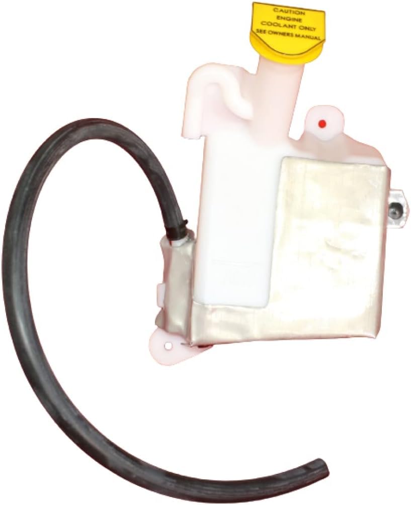 DAT AUTO PARTS Engine Coolant Recovery Bottle Overflow Reservoir Tank With Cap Hose Heatshield Replacement for 2003 2004 2005 Dodge Neon 2.4 Turboc...