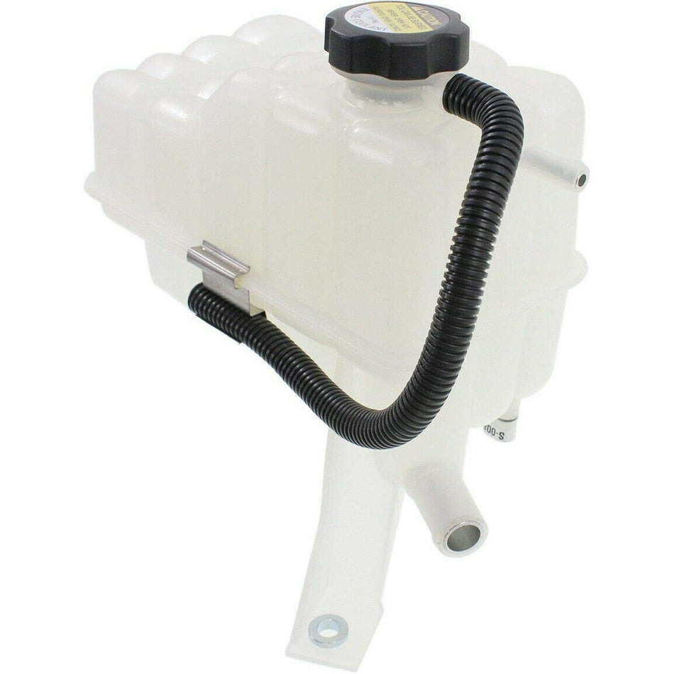 Coolant Recovery Bottle Plastic Tank With Cap Replacement for 1999-2007 Chevy Silverado GMC Sierra 00-06 Suburban 02-06 Avalanche 00-04 Cadillac Es...
