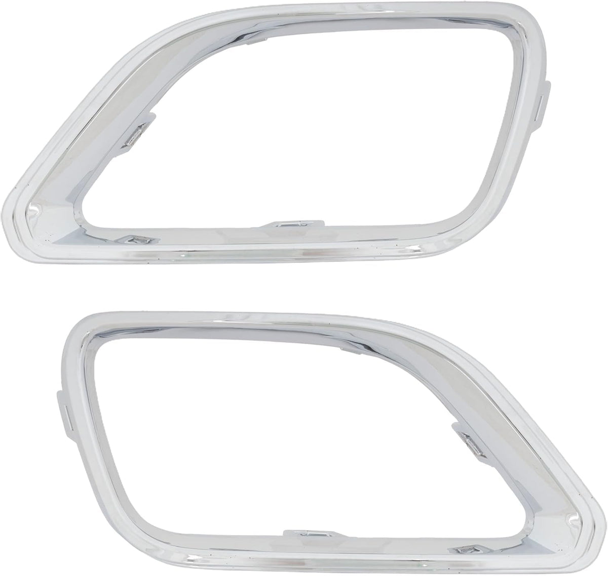 Front Left and Right Passenger Side Fog Light Insert Bezel Trim Bumper Cover Grille Molding Set of 2 Replacement For 2019-2023 Jeep Cherokee Except...