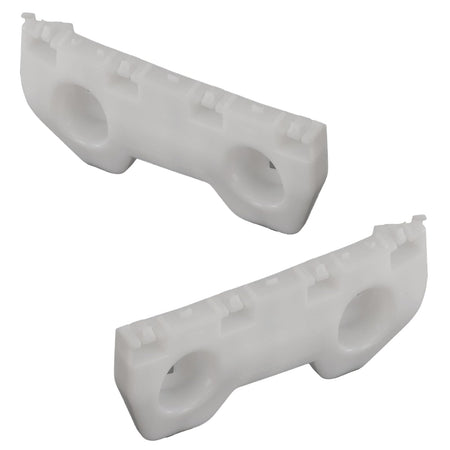 DAT AUTO PARTS Front Left Driver & Right Passenger Side, SET OF 2, Bumper Cover Support, Fits 2012-2019 Nissan Versa Sedan, White Plastic Textured ...