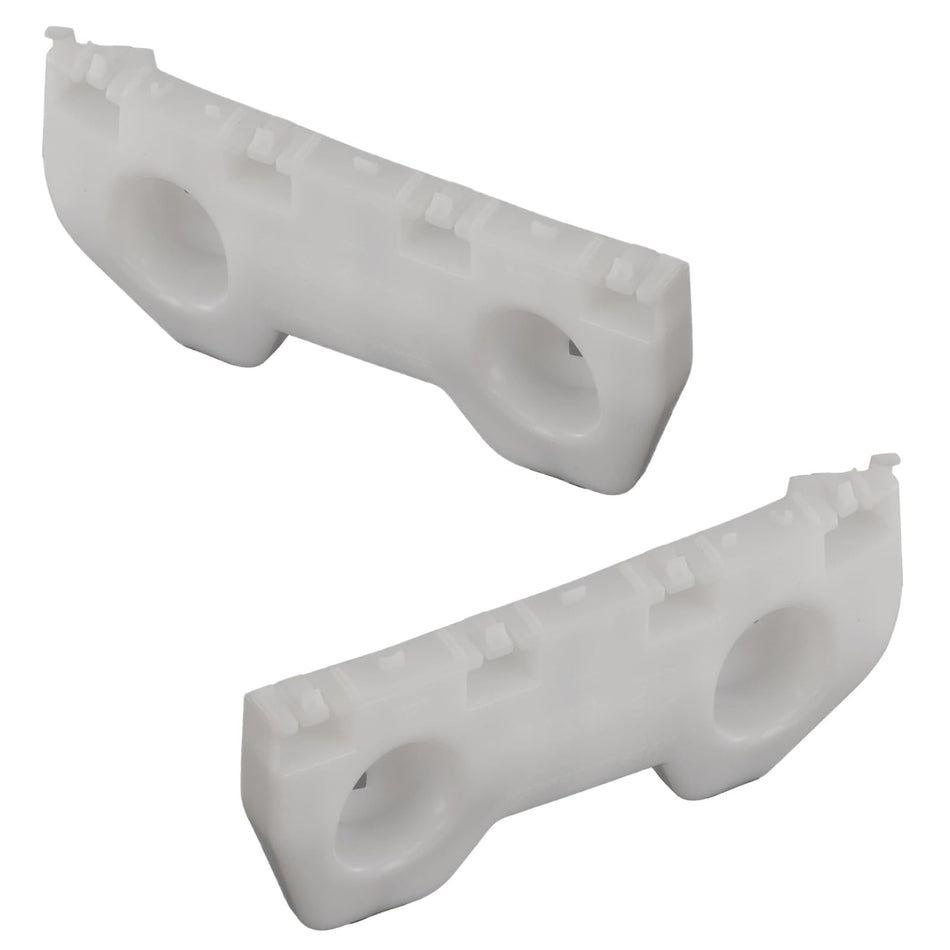 DAT AUTO PARTS Front Left Driver & Right Passenger Side, SET OF 2, Bumper Cover Support, Fits 2012-2019 Nissan Versa Sedan, White Plastic Textured ...