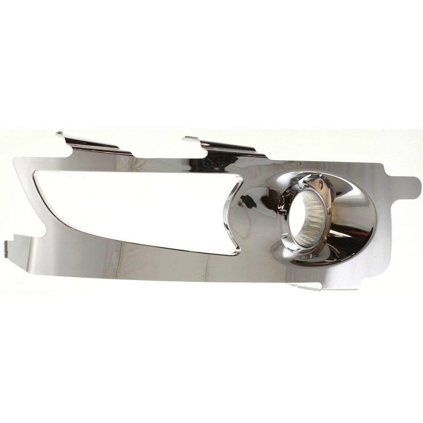 DAT AUTO PARTS Front Right Passenger Side Fog Light Bezel Cover Trim Molding Bumper Insert Replacement for 2008-2012 Buick Enclave Silver Chrome Sm...