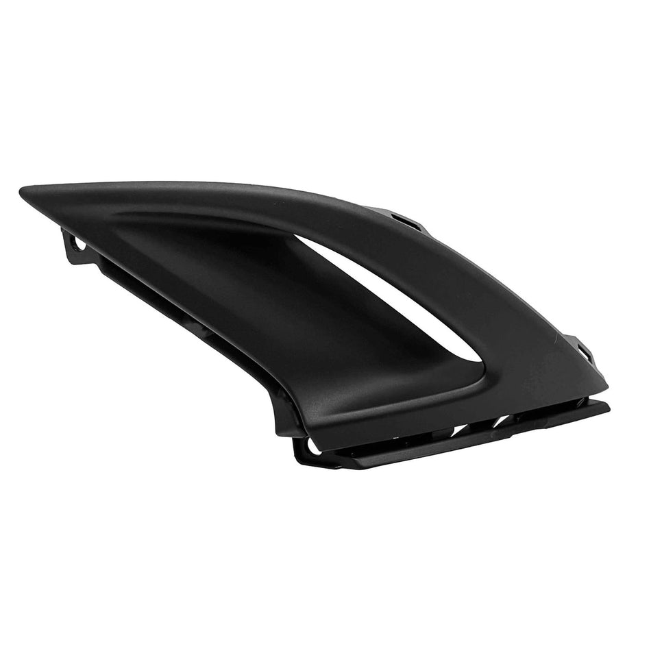 Front Driver Side Bumper Cover Air Duct Grille End Piece, Fits 2023-2025 Honda Accord Sedan & Hybrid, For EX & EX-L Sedan Models, Smooth Primed Bla...