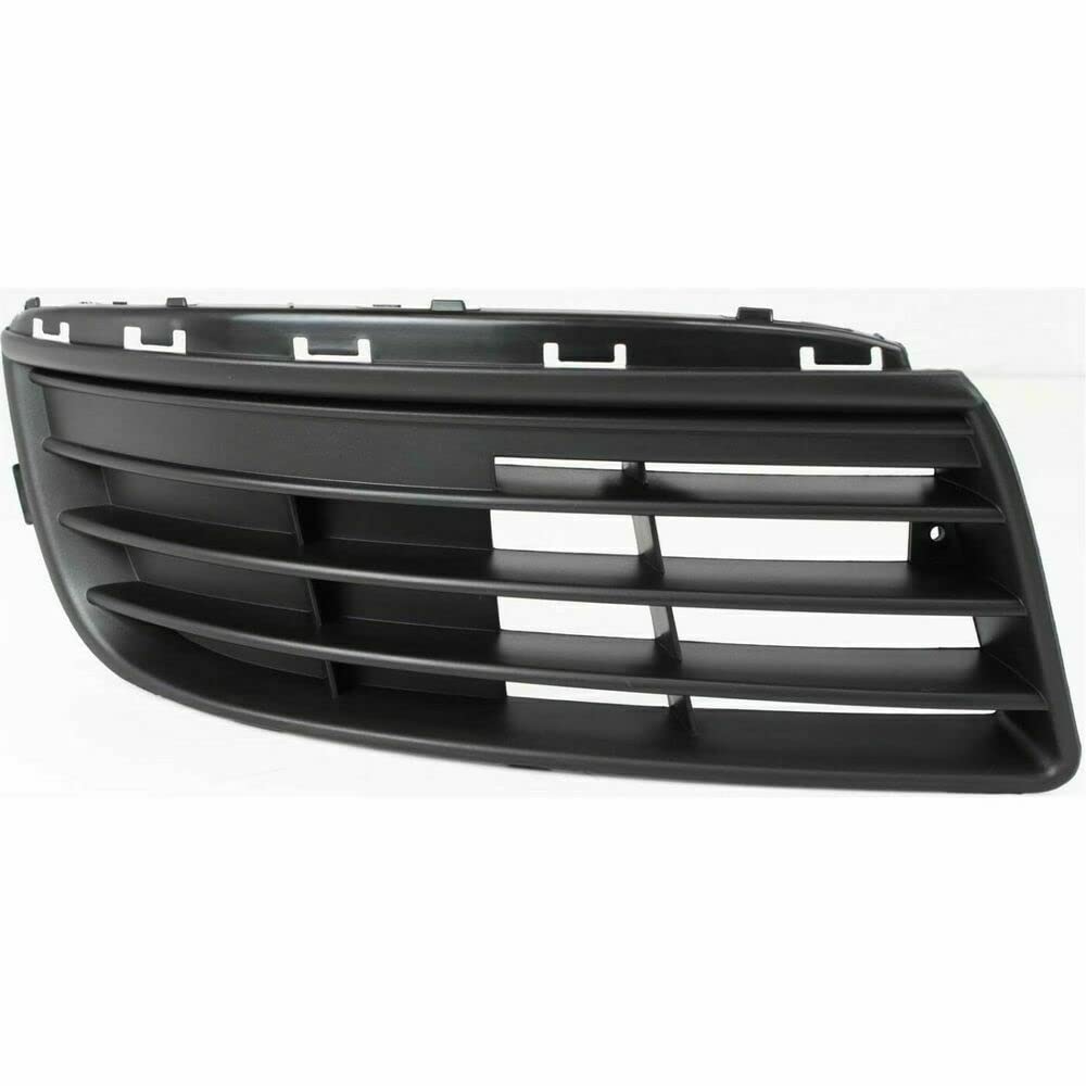 DAT AUTO PARTS Front Right Passenger Side Bumper Cover Grille Insert Trim Molding Replacement for 2005-2010 Volkswagen Jetta Black Textured Made of...