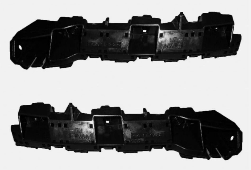 Front Left Driver and Right Passenger Side Bumper Cover Support Bracket Retainer SET OF 2 Replacement For 2016 - 2017 Subaru Crosstrek Black Textur...