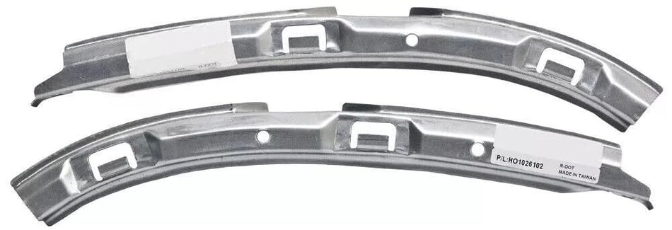 Front Left Driver & Right Passenger Set Of 2 Bumper Support Retainer Mounting Bracket Pair Replacement For 1996-2000 Honda Civic Coupe Sedan Hatchb...
