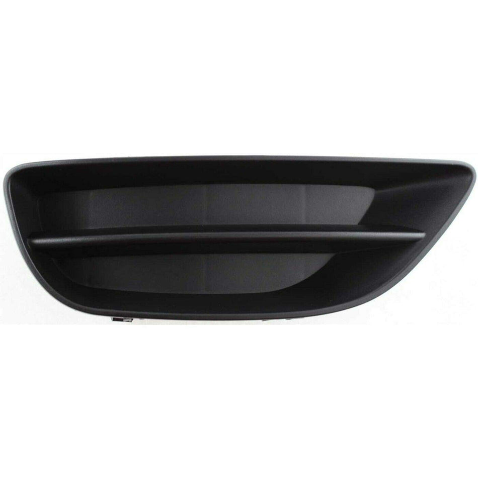DAT AUTO PARTS Front Right Passenger Side Bumper Fog Light Cover Grille Molding Trim Replacement for 2001 2002 Toyota Corolla Black Smooth TO103910...
