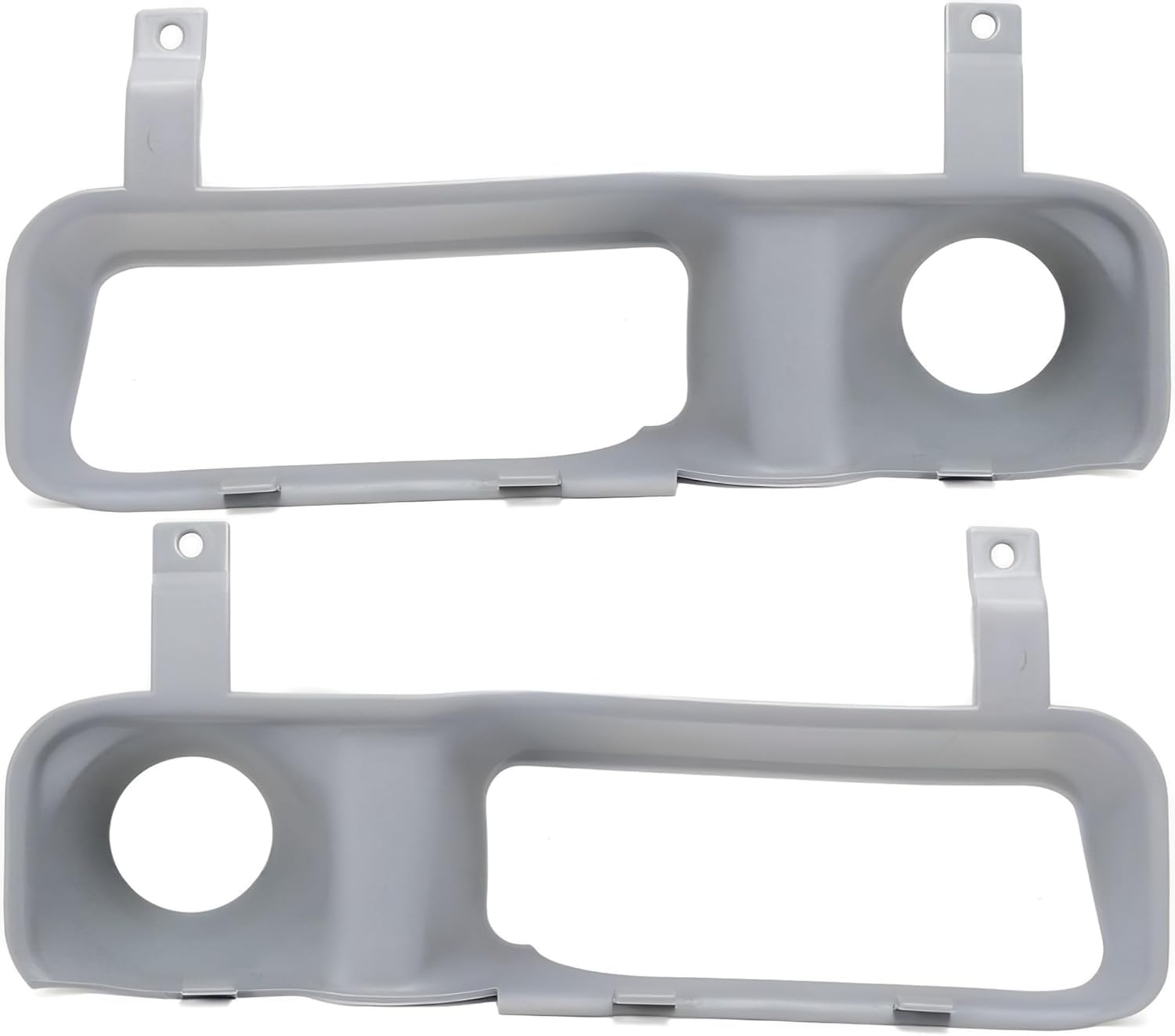 Front Driver and Passenger Side Fog Light Grille Cover Set of Two Replacement for 1994-2001 Dodge Ram 1500 2500 3500 Full Size Pickup W/O Fog Lamps...